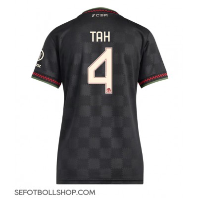 Billiga Bayern Munich Jonathan Tah #4 Tredje fotbollskläder Dam 2025-26 Kortärmad Billiga Bayern Munich Jonathan Tah #4 Tredje fotbollskläder Dam 2025-26 Kortärmad